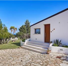 3 bedroom villa with pool and sea views near Scopello, sleeps 6